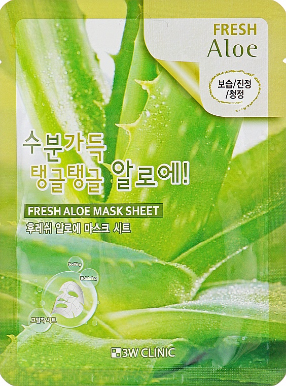3W Clinic Fresh Aloe Mask Sheet