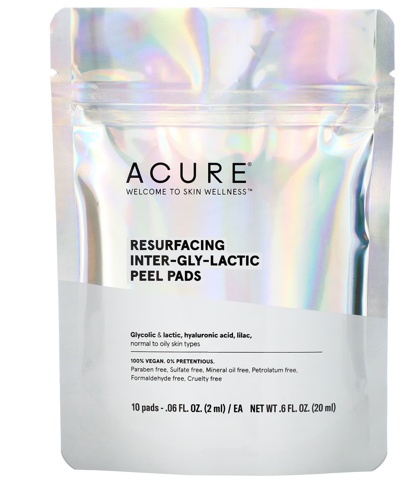 Acure Resurfacing Inter-gly-lactic Peel Pads