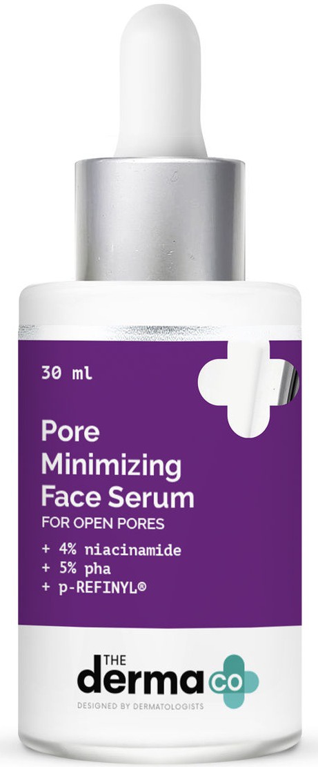 The derma CO Pore Minimizing Face Serum With 4% Niacinamide, 5% PHA And P-refinyl® -