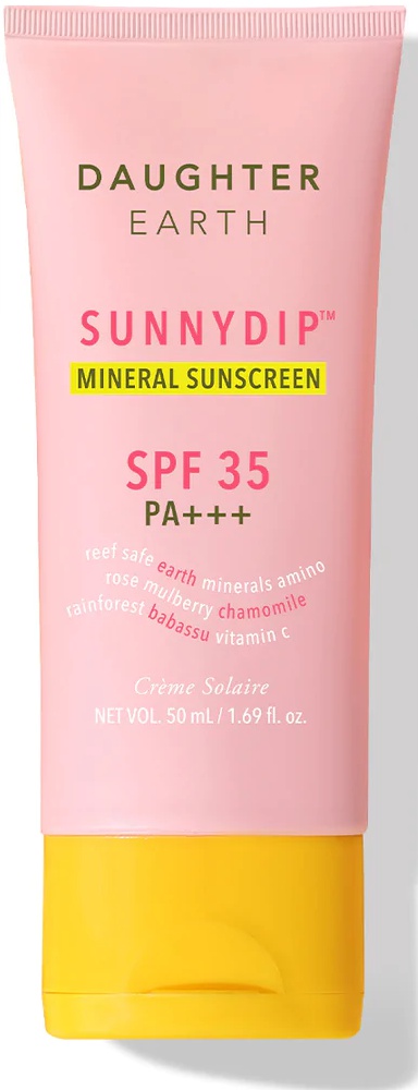 Daughter Earth Sunnydip Mineral Sunscreen With Vitamin C, SPF 35, Pa+++