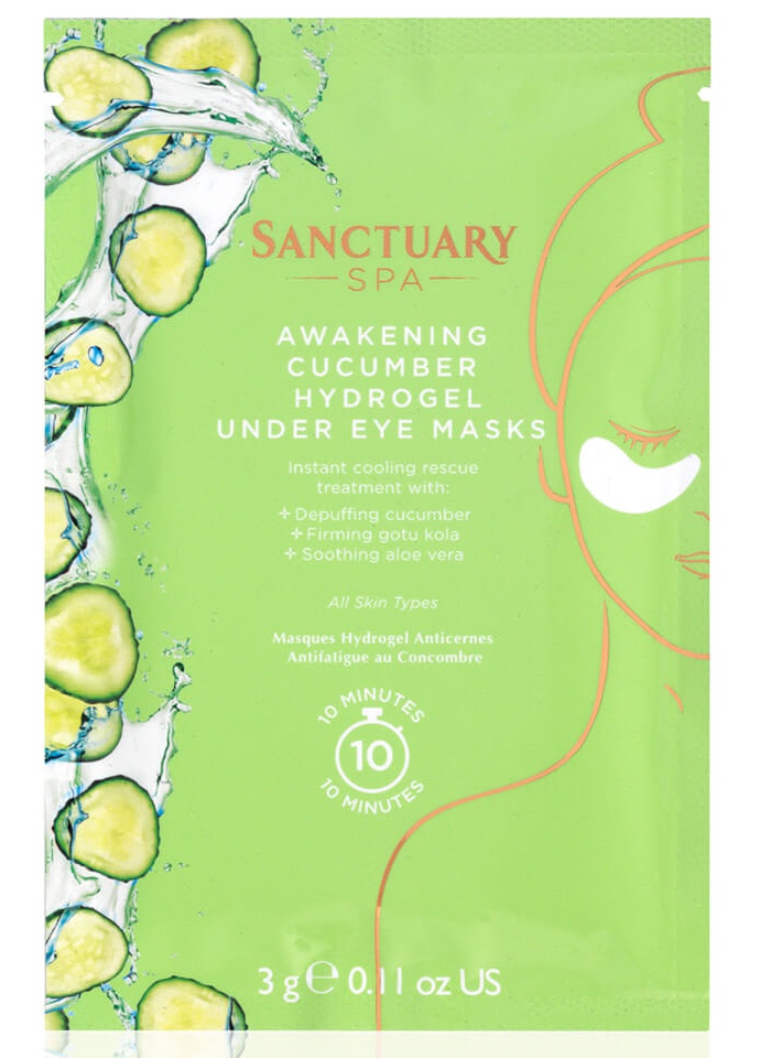 Sanctuary Spa Awakening Cucumber Hydrogel Under Eye Masks