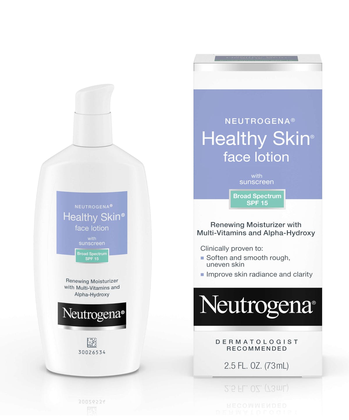 Neutrogena Healthy Skin Face Lotion With Sunscreen Broad Spectrum Spf 15