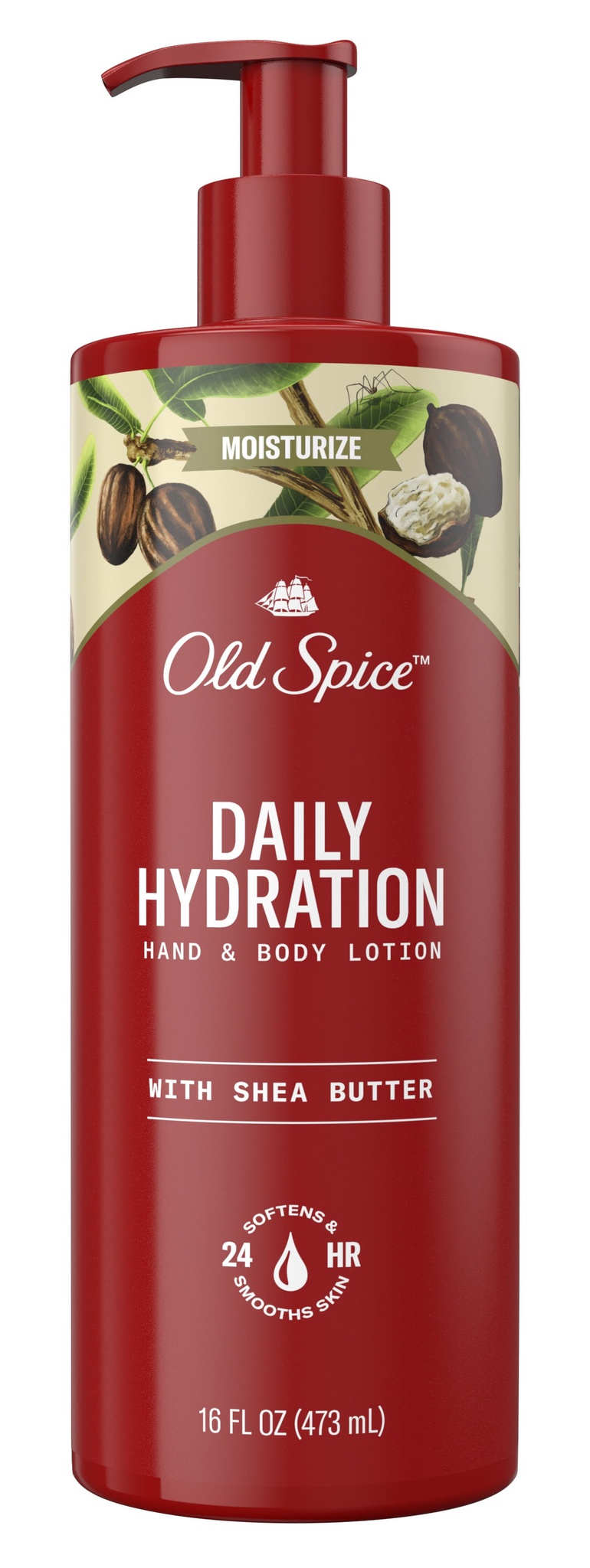 Old Spice Hand & Body Lotion, Shea Butter