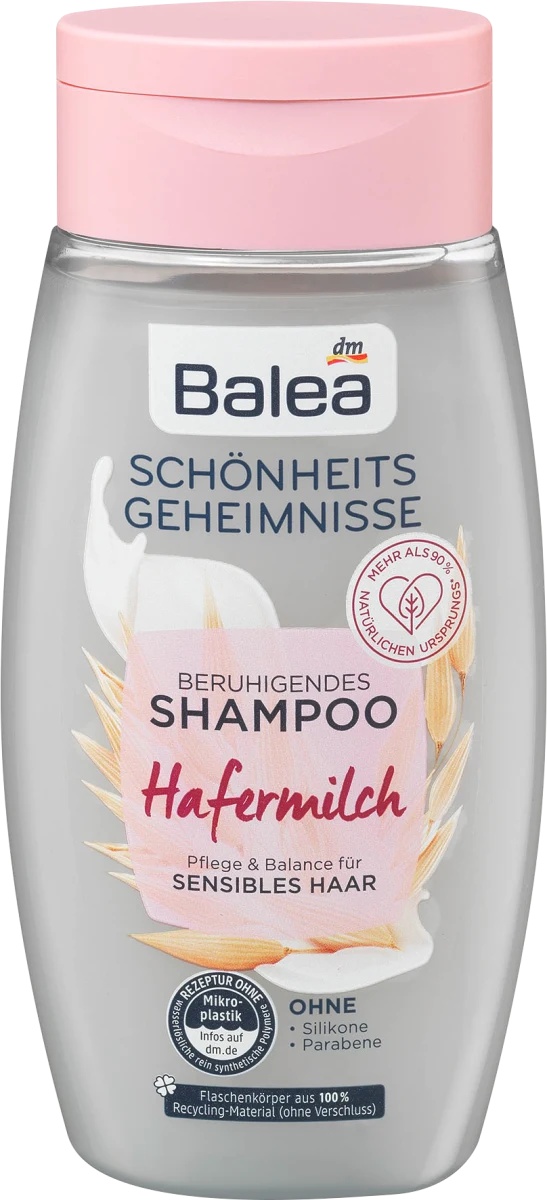 Balea Schönheits Geheimnisse Beruhigendes Shampoo Hafermilch