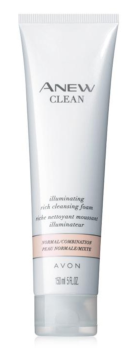 Avon Anew Clean Illuminating Rich Cleansing Foam