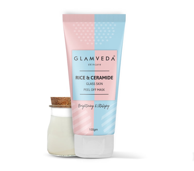 Glamveda Rice & Ceramide Glass Skin Peel Off Mask