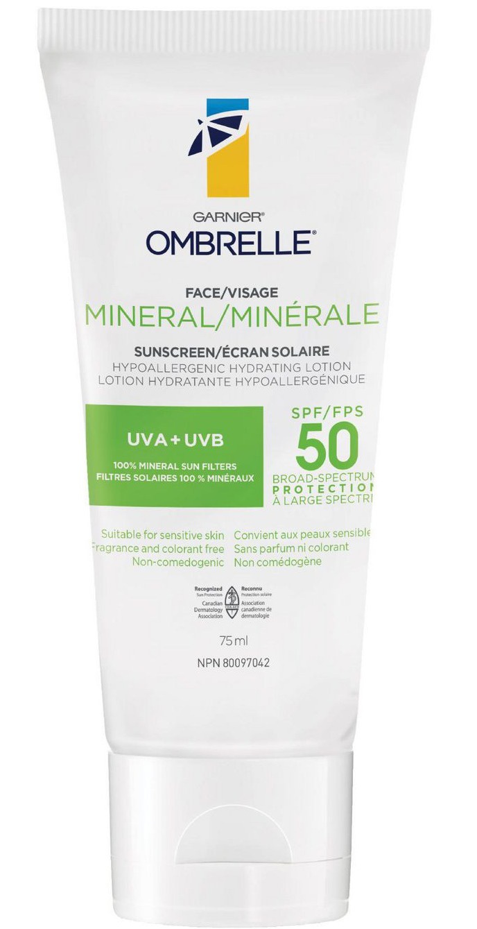 Ombrelle Face Mineral Hydrating Sunscreen Lotion SPF 50