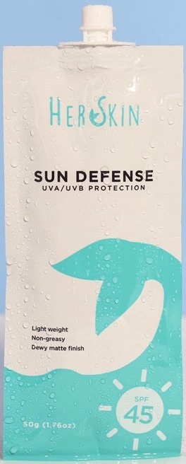 Her Skin Sun Defense UVA/UVB Protection SPF 45