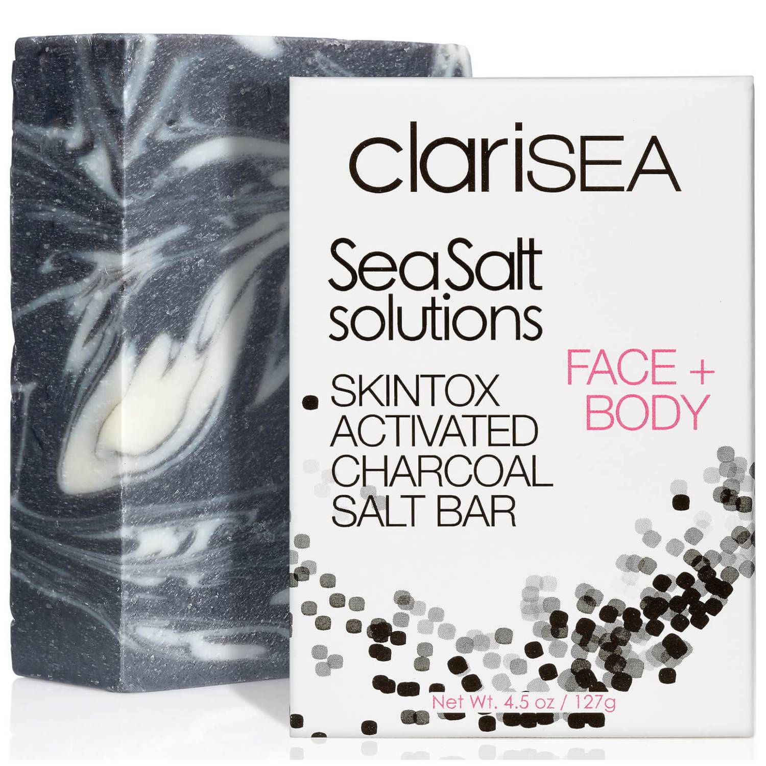 ClariSea Skintox Activated Charcoal Salt Bar