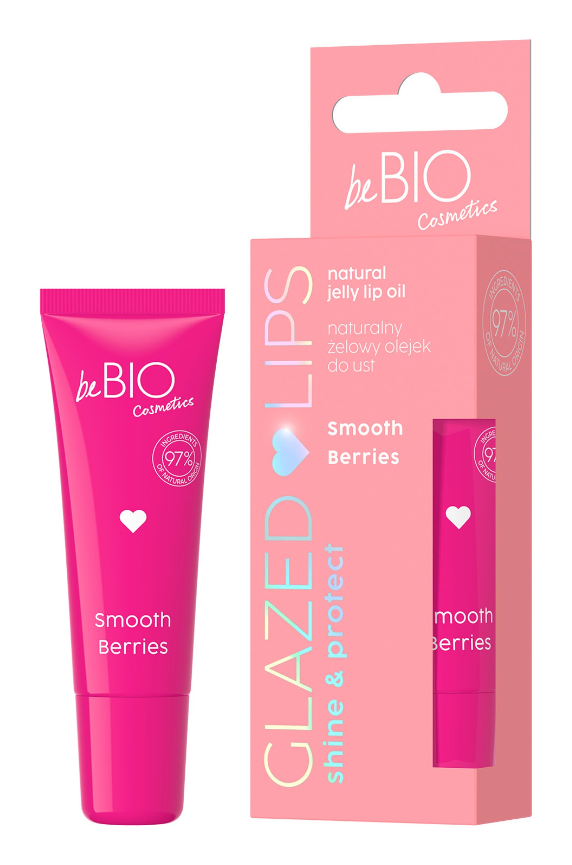 be BIO Glazed Natural Jelly Lip Oil Smooth Berries