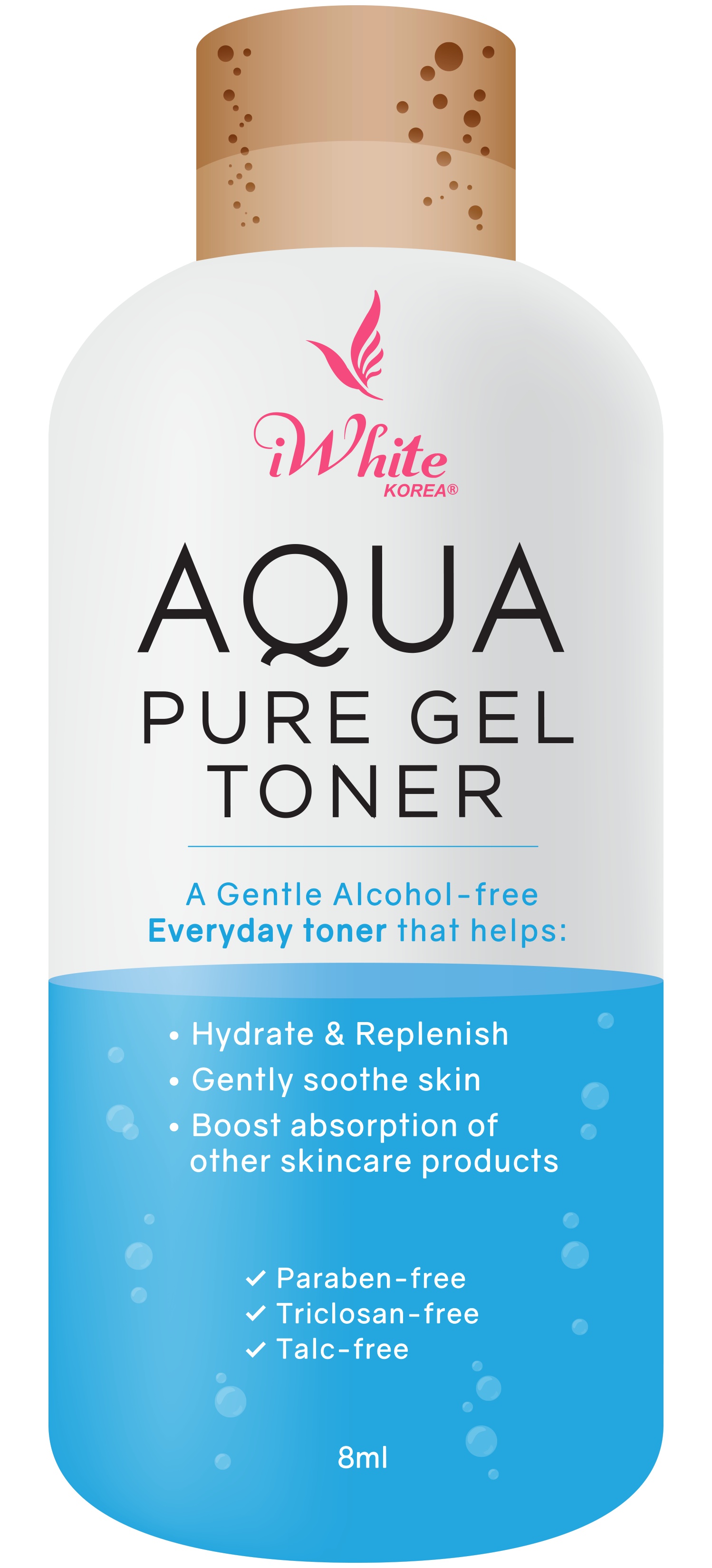 iWhite Korea Aqua Pure Gel Toner