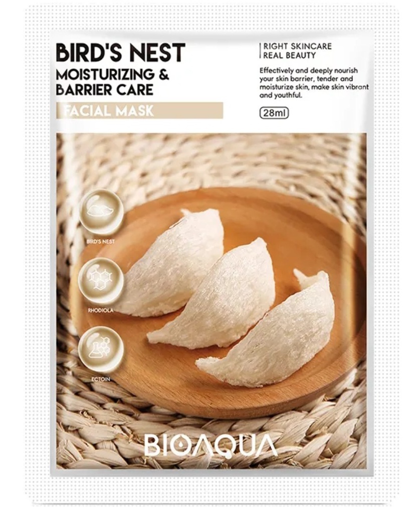 BioAqua Bird's Nest Moisturizing & Barrier Care Facial Mask