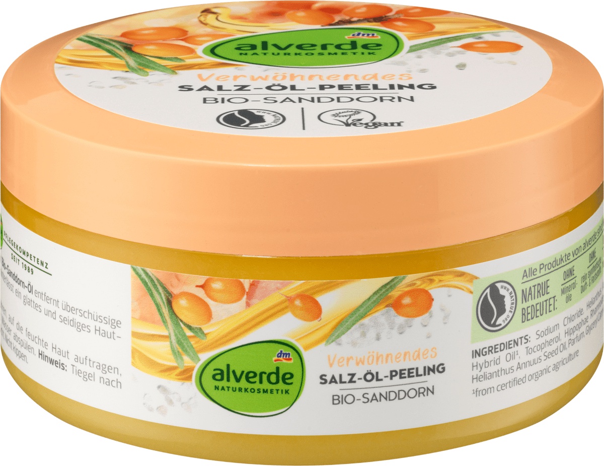 alverde Verwöhnendes Salz-Öl-Peeling