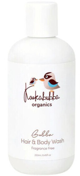 Kookabubba Organics Bubba Hair And Body Wash - Fragrance Free