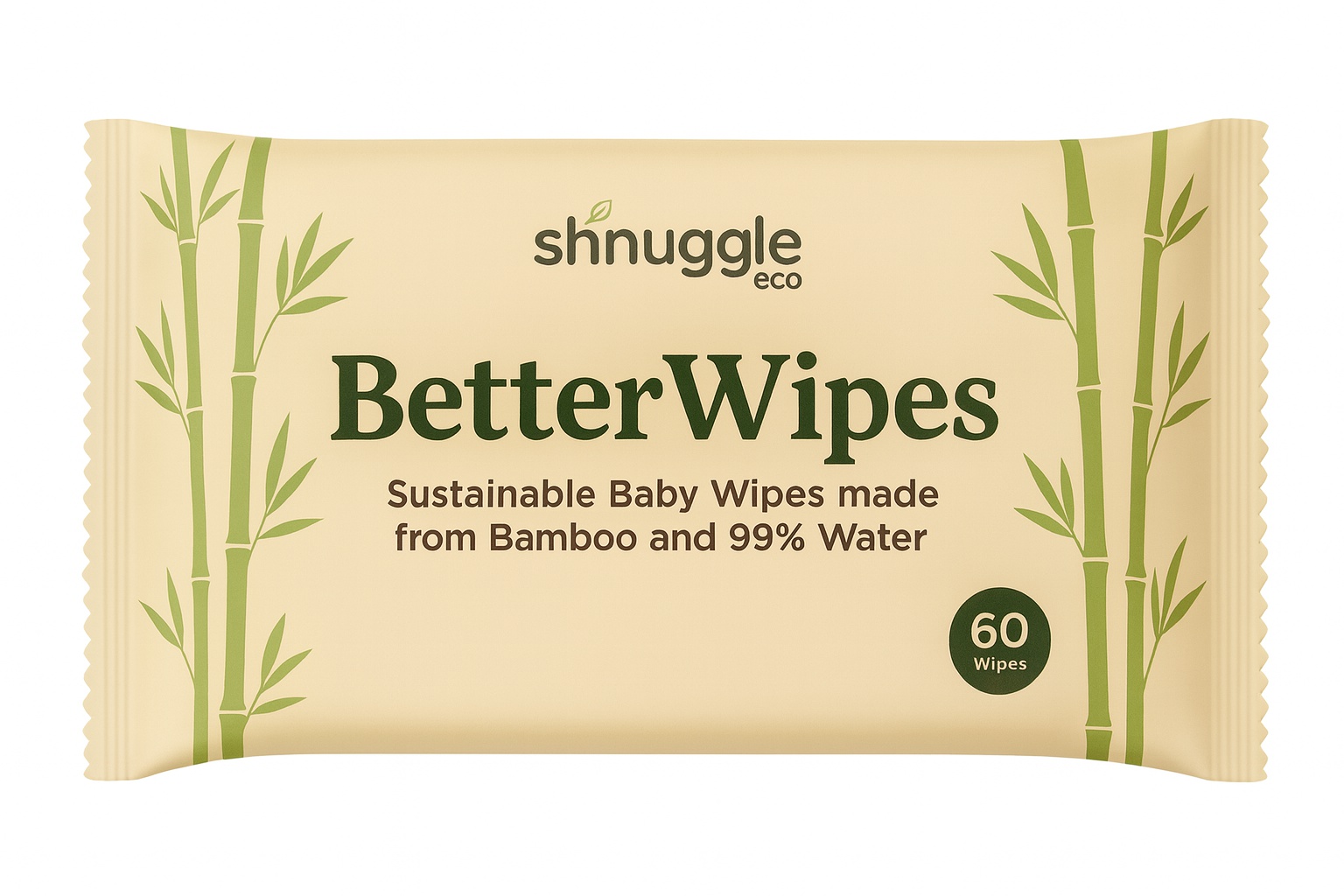 Shnuggle Better Wipes 99% Water Bamboo Baby Wipes