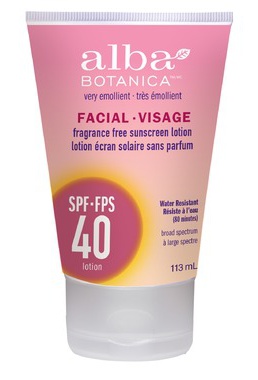 Alba Botanica Very Emollient Facial Sunscreen Spf 40