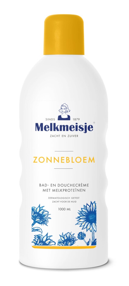 Melkmeisje Bad & Douche Crème Zonnebloem & Melk