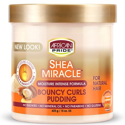 African Pride Shea Miracle Bouncy Curls Pudding