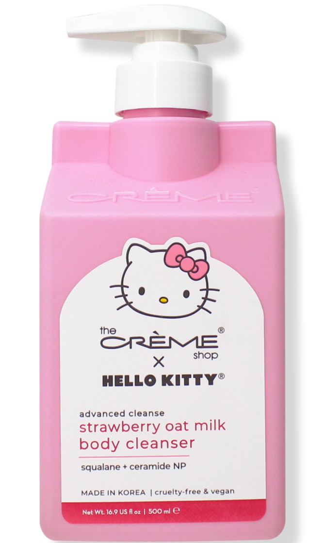 The Creme Shop X Hello Kitty Advanced Body Cleanser - Strawberry Oat Milk