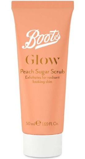 Boots Glow Peach Sugar Scrub
