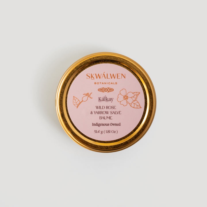 SḴWÁLWEN BOTANICALS Kalkáy Wild Rose & Yarrow Salve