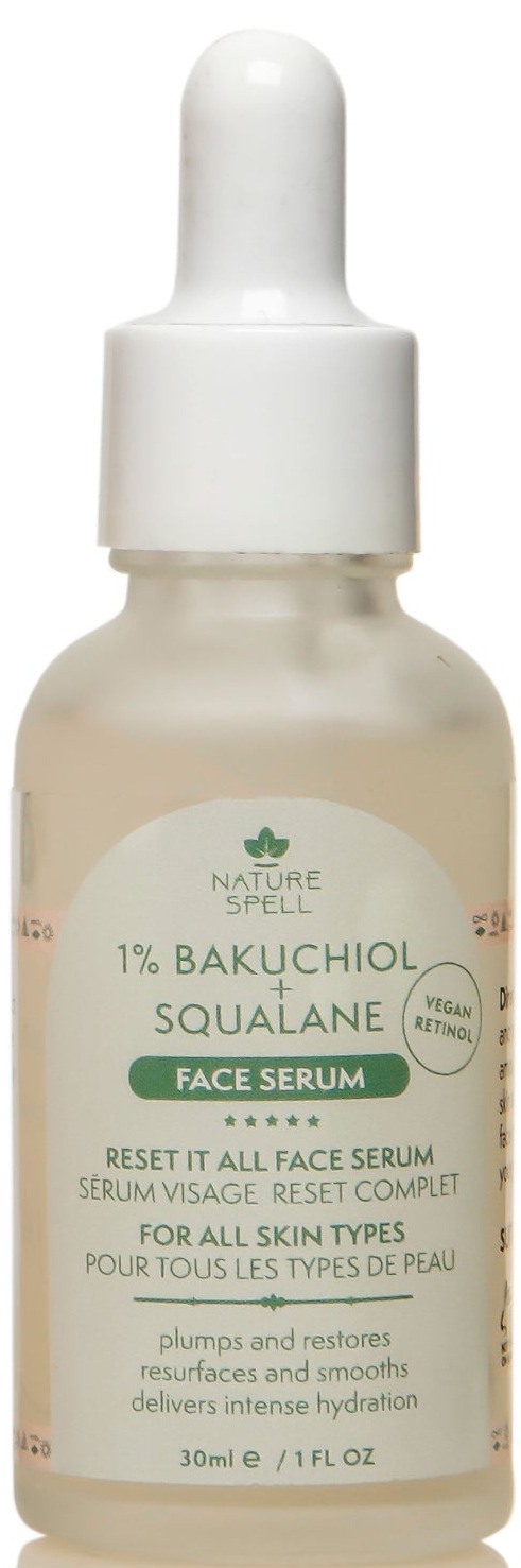 NATURE SPELL 1% Bakuchiol + Squalane Reset It All Face Serum