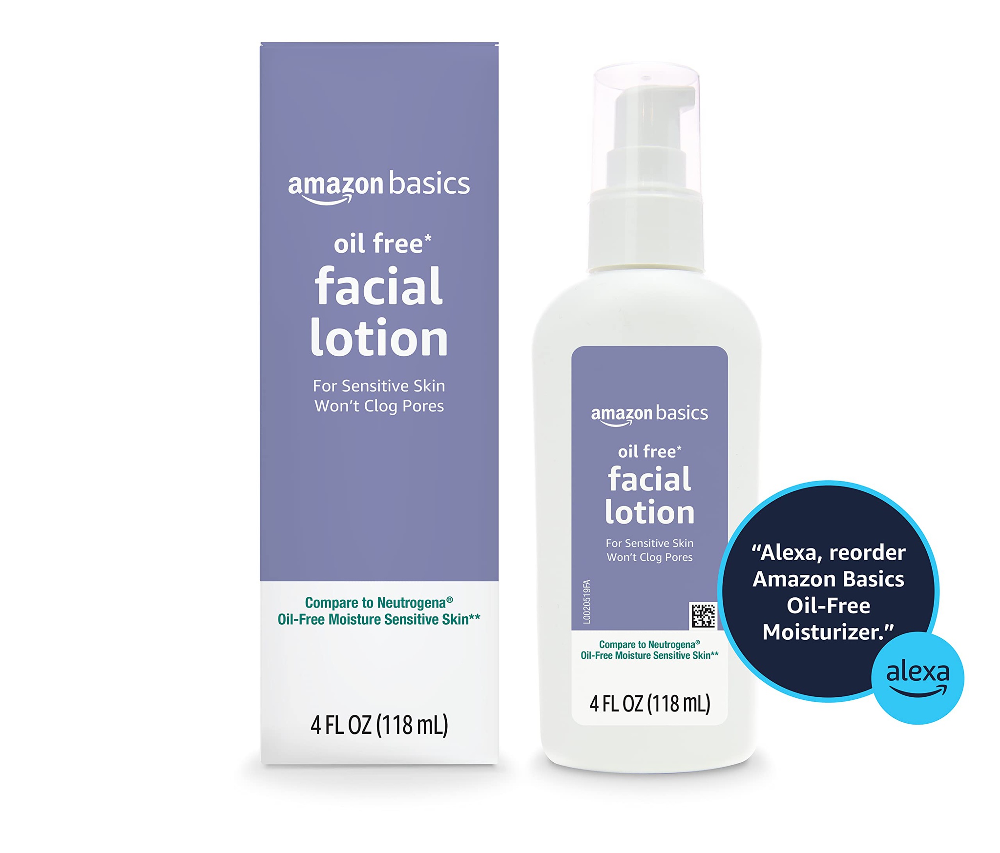 Amazon Basics Oil Free Facial Lotion