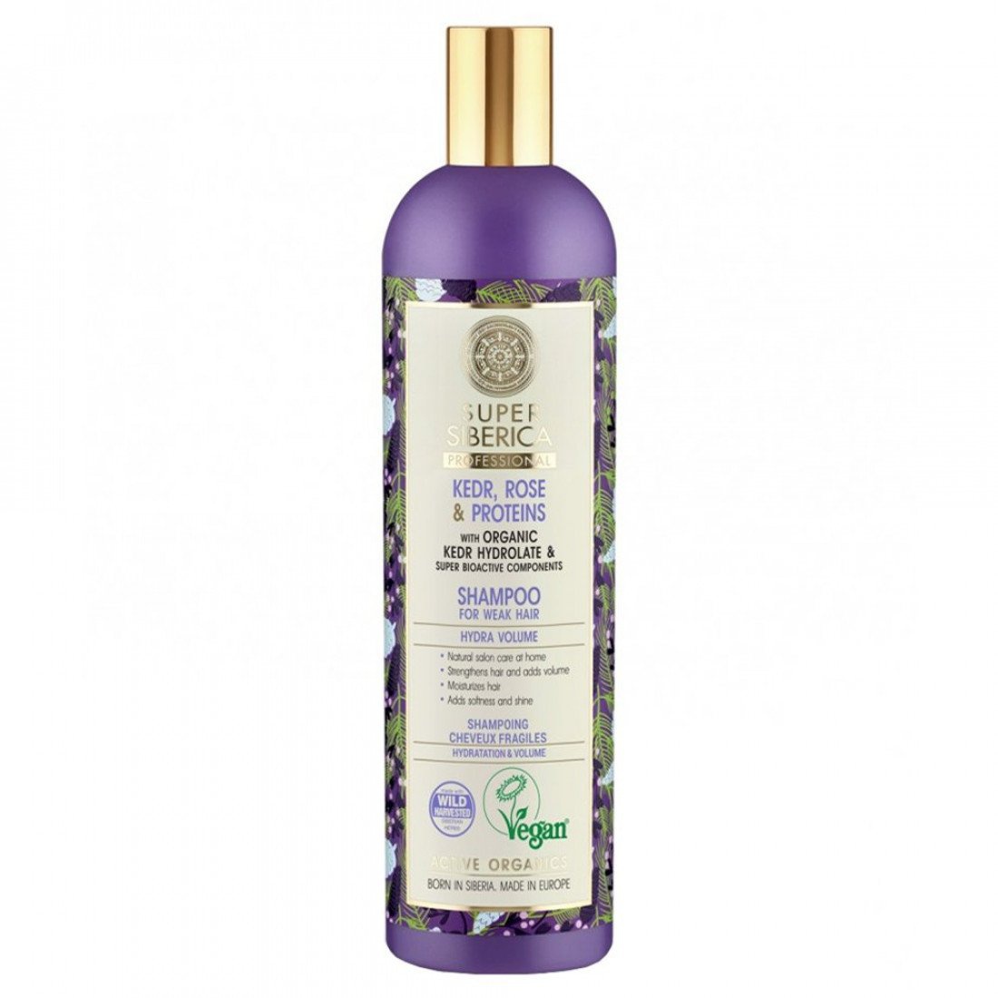 Natura Siberica Super Siberica Kedr, Rose & Proteins Shampoo