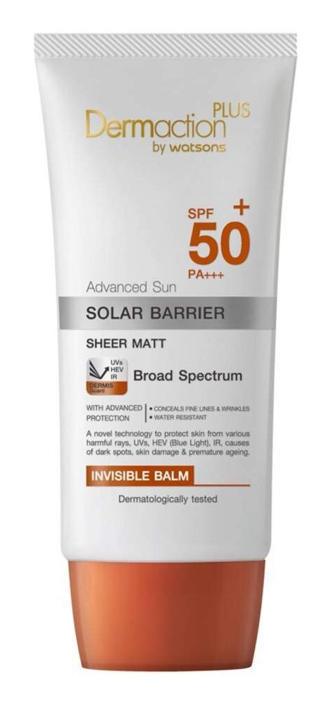 Dermaction Plus by Watsons Advance Sun Solar Barrier Sheer Matt Invisible Balm SPF50+ Pa+++