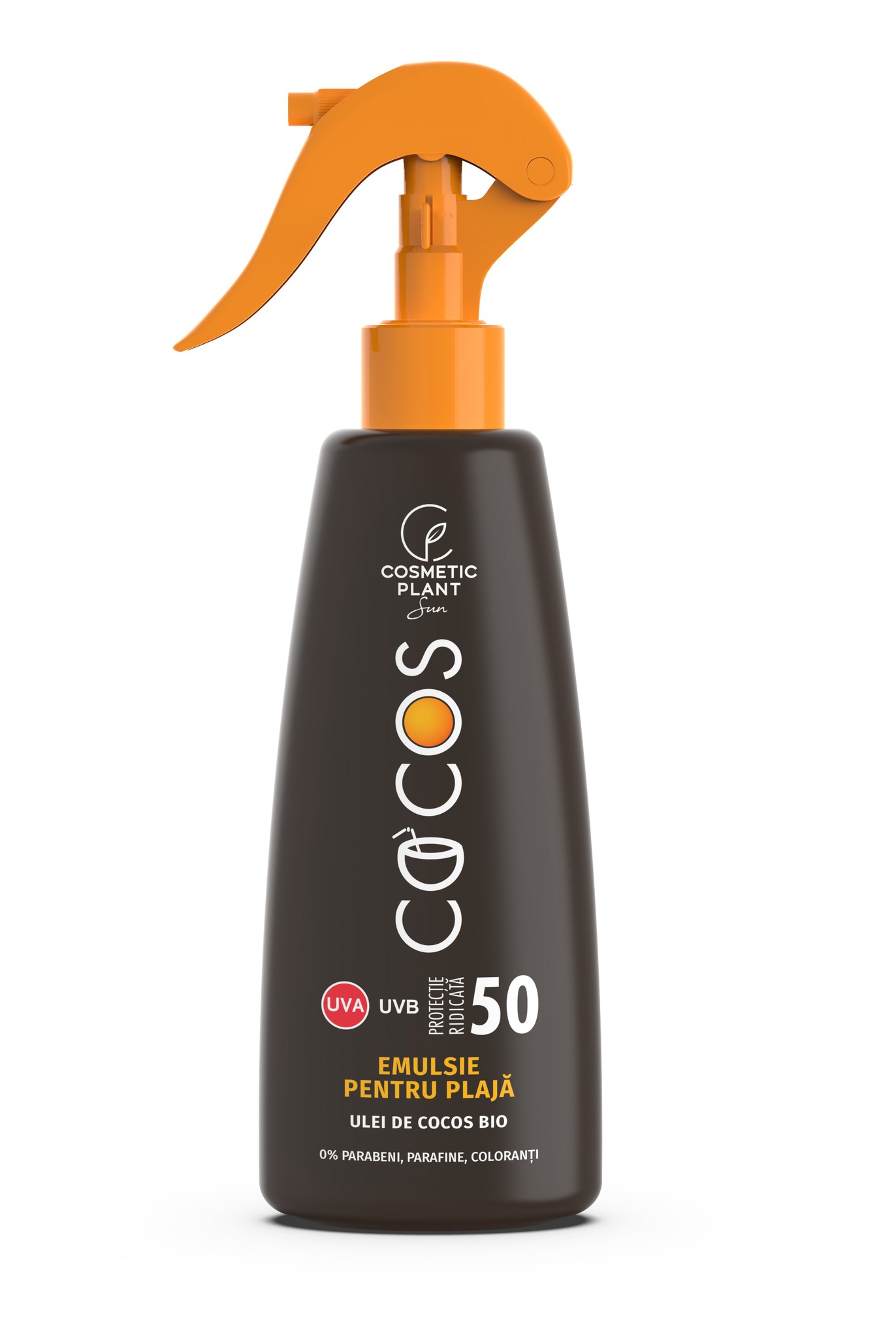 Cosmetic Plant Emulsie Plajă Cocos SPF 50 Cu Ulei De Cocos Bio