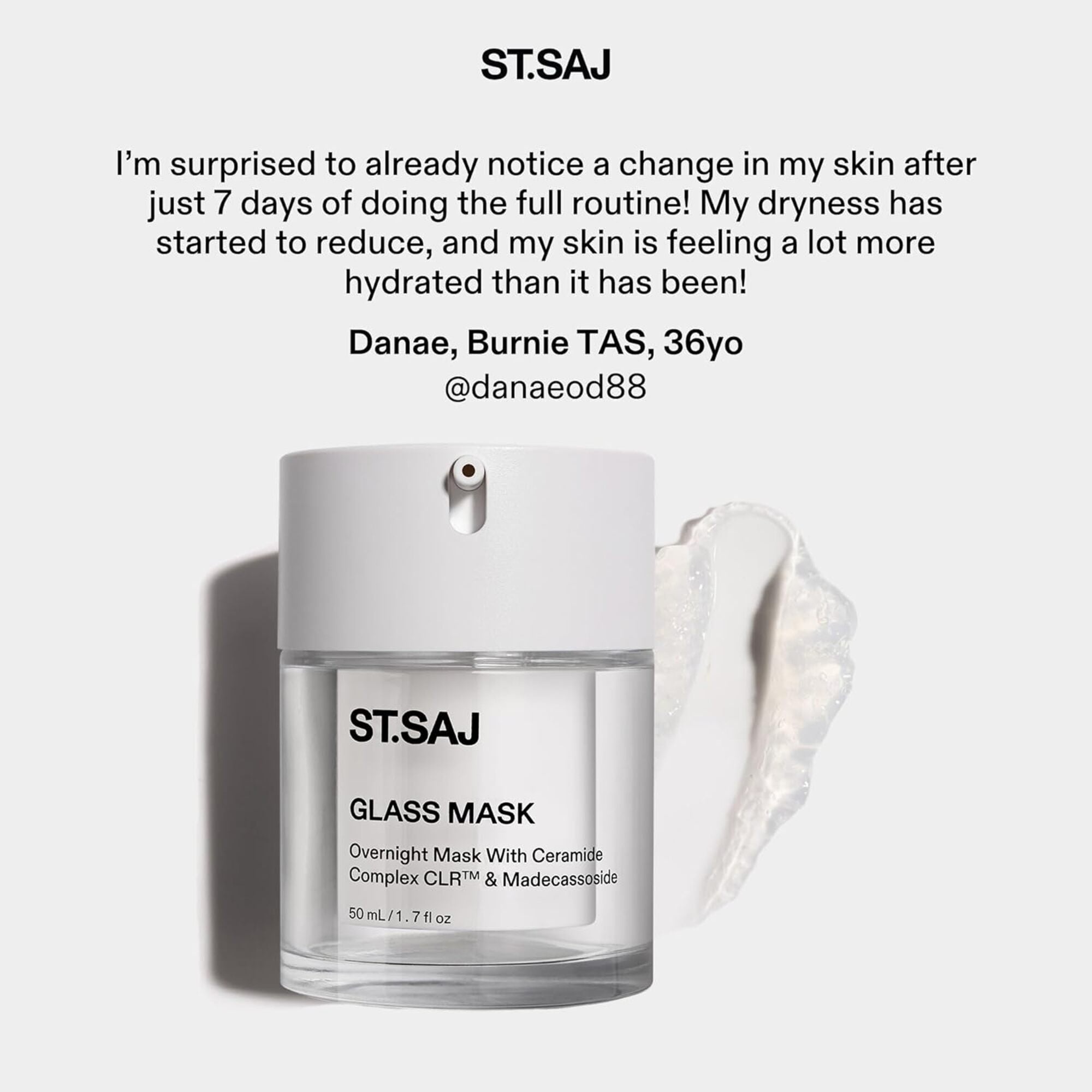 ST. SAJ Glass Mask