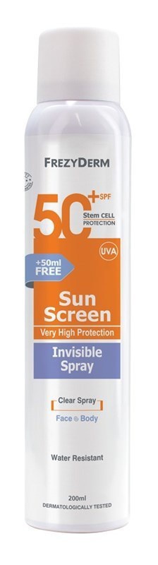 Frezyderm Sunscreen Invisible Spray SPF50+