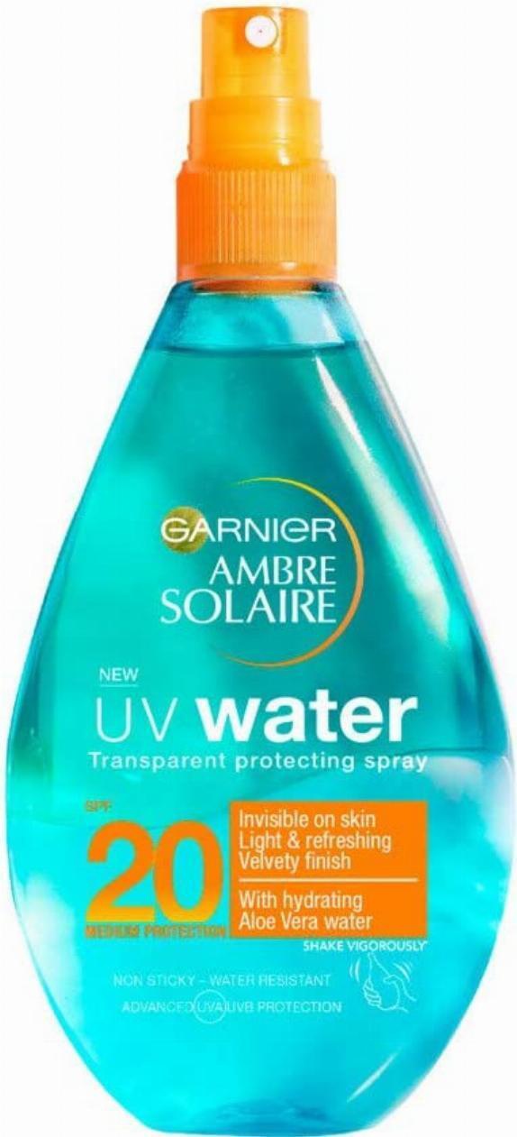 Garnier Ambre Solaire UV Water Sun Cream Spray SPF20
