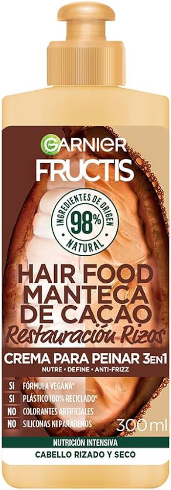 Garnier Hair Food Hair Food Manteca De Cacao Crema De Peinar