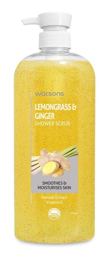 Watsons Lemongrass & Ginger Shower Scrub