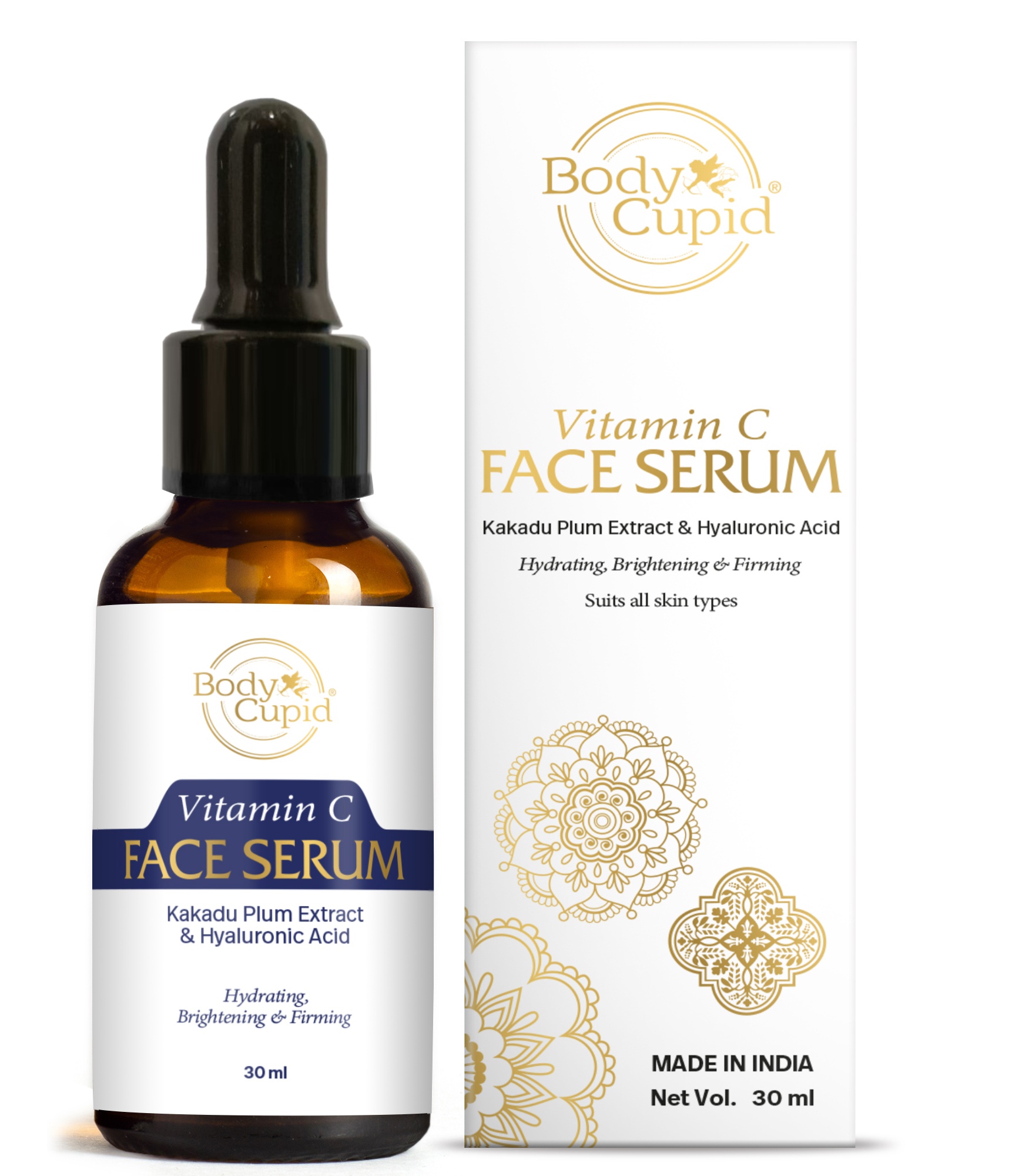 Body cupid Vitamin C Face Serum With Hyaluronic Acid