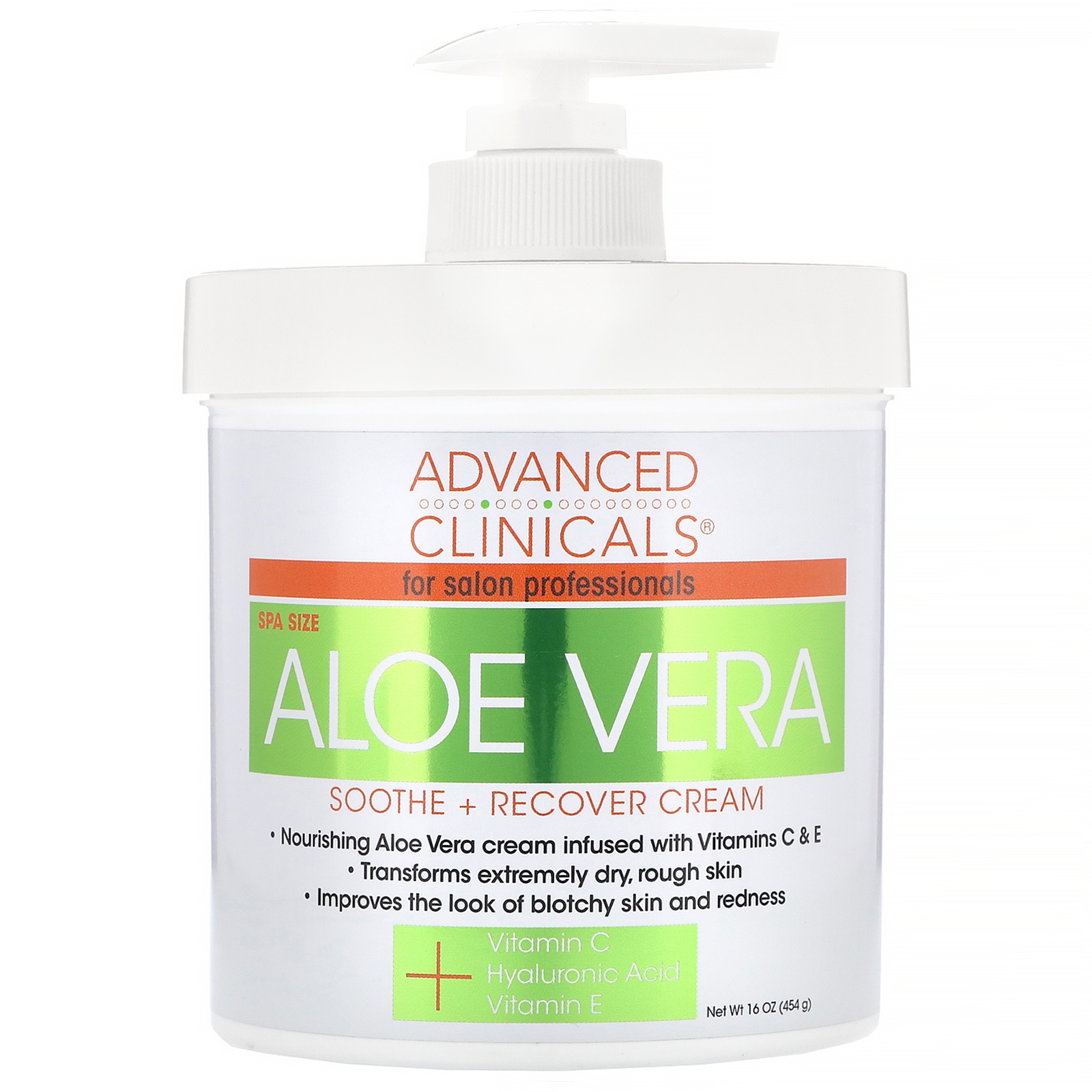 Advanced Clinicals Aloe Vera Shoothe Recovery Cream