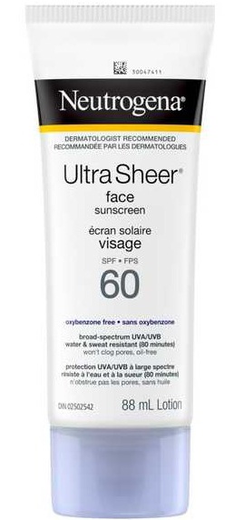 Neutrogena Ultra Sheer® Face Sunscreen SPF 60