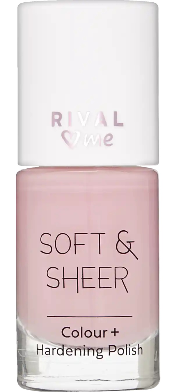 RIVAL Loves Me Soft & Sheer Colour + Hardening Polish 03 Raspberry Shake