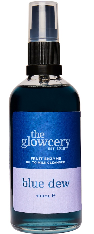 The Glowcery Blue Dew Fruit Enzyme Oil To Milk Cleanser