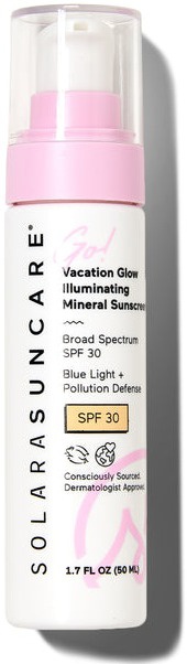 Solara Suncare Go! Vacation Glow Illuminating Primer, SPF 30 Bronzing Skin Tint