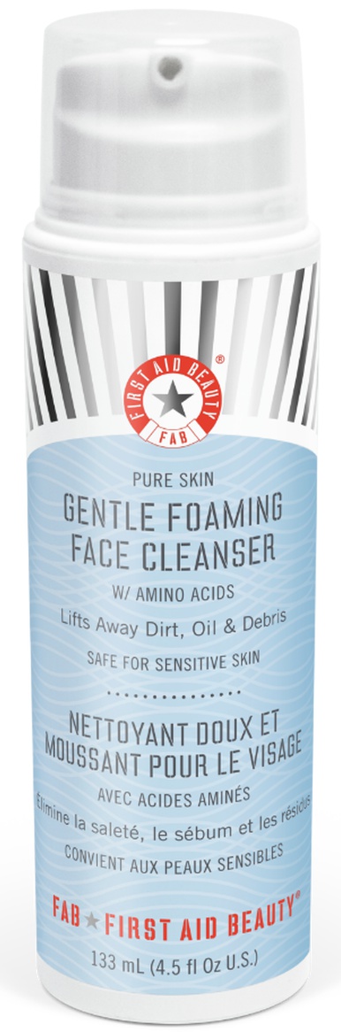 First Aid Beauty Pure Skin Gentle Foaming Face Cleanser with Amino Acids