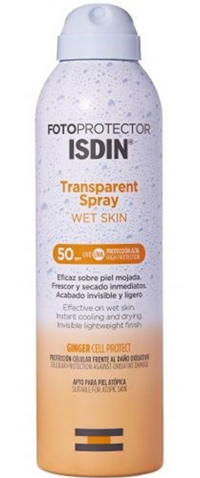 ISDIN Fotoprotector Isdin Transparent Spray Wet Skin SPF 50