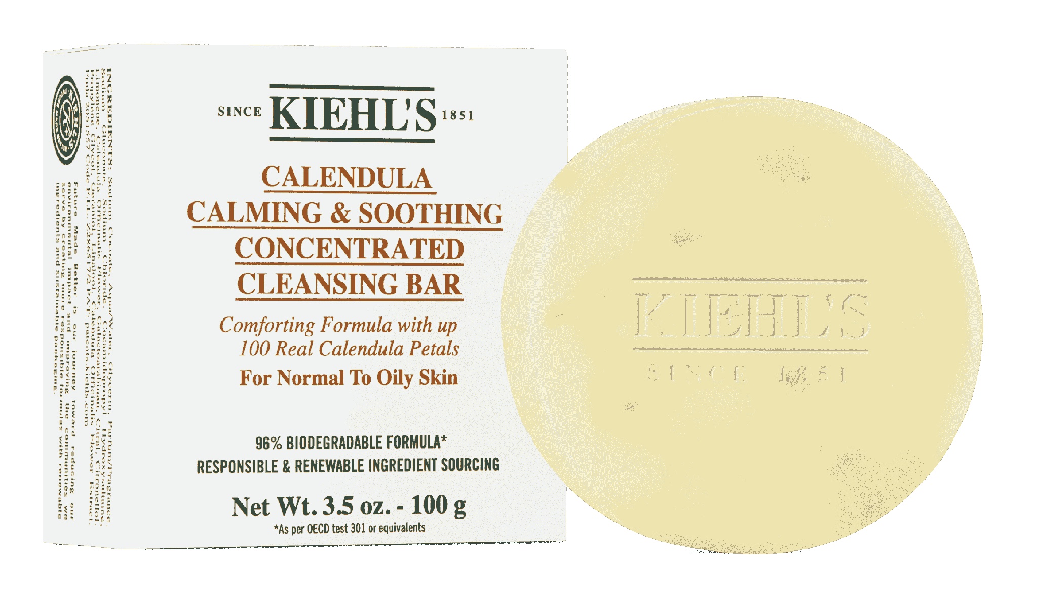 Kiehl’s Calendula Calming & Soothing Concentrated Cleansing Bar