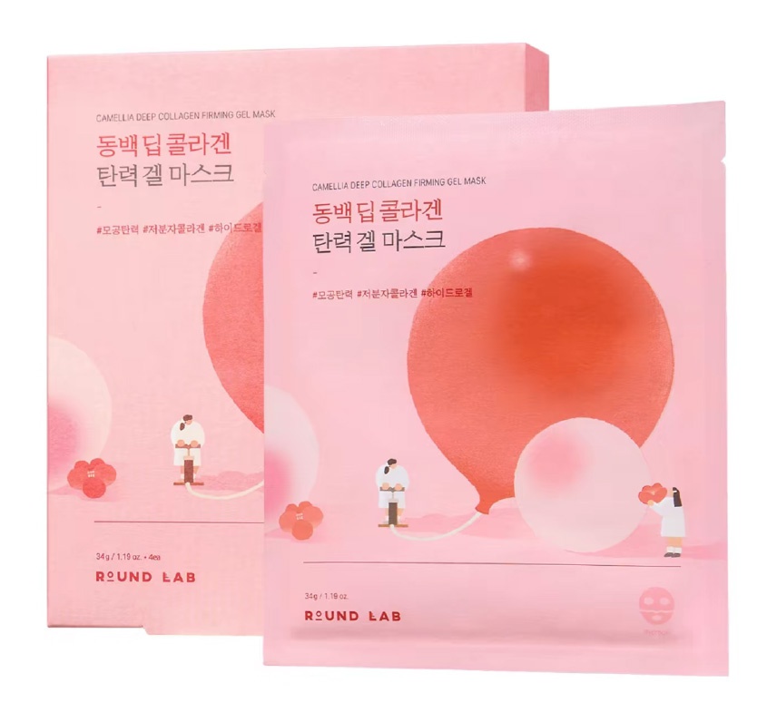 ROUND LAB Camellia Deep Collagen Firming Gel Mask -