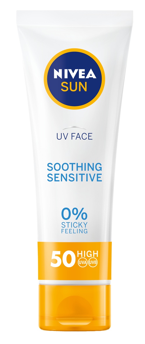 Nivea Sun UV Face Soothing Sensitive Sun Cream SPF 50