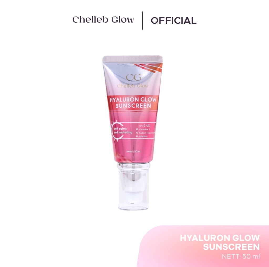 Chelleb Glow Hyaluron Glow Sunscreen SPF50