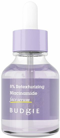 Budgie 8% Re-texturizing Niacinamide Face Serum