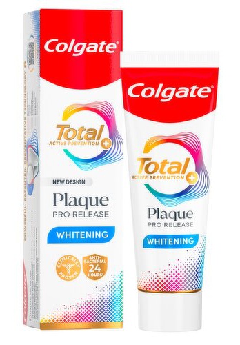 Colgate Total Active Prevention Plaque Pro Release With Precision Foam