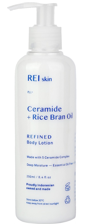 REI skin Ceramide + Rice Brand Oil Refined Body Lotion